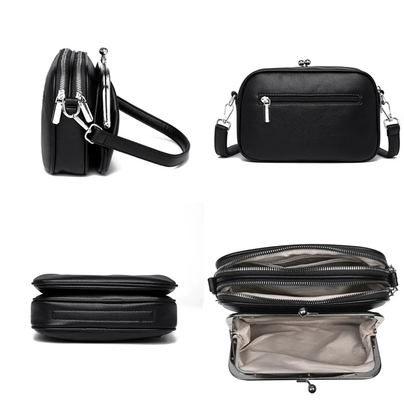 Fashion Women's Bag Daily Purse Handbags Designer Luxury Brand Ladies Shoulder Bags Soft Leather Luxury Versatile Crossbody Bags