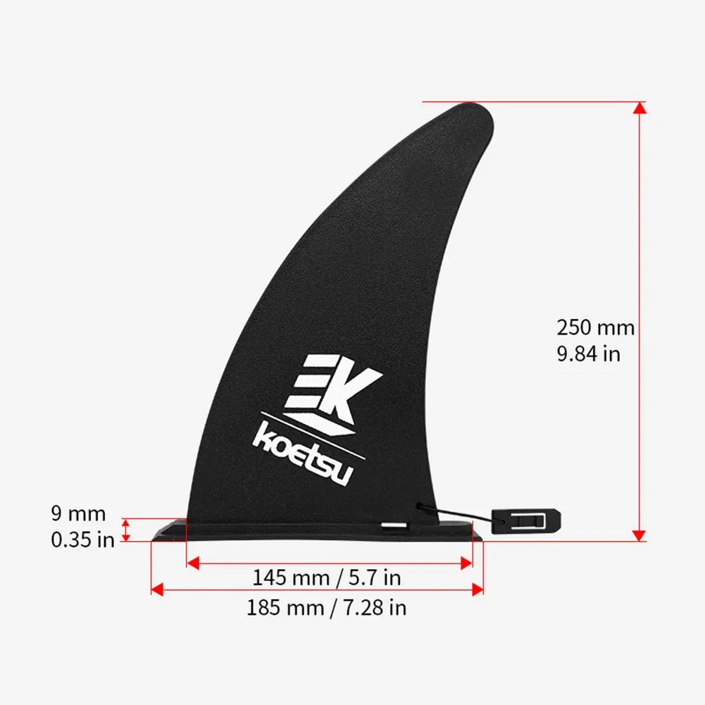 4.5/8/9/9.5/10Inch Surfboard Fin SUP Accessories Stand Up Paddle Board Slide-in Fin Detachable Surf Water Wave Fin Stablizer