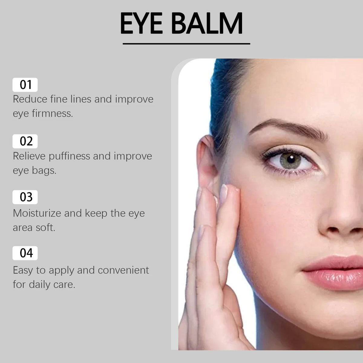 HOYGI Retinol Eye Cream Firming Skin Around Eyes Improve Eye Bags Smooth Fine Lines Reduce Dark Circles Nourishing Balm Stick