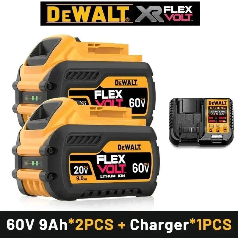 Original for DEWALT 20V/60V battery DCB606 DCB609 DCB182 DCB205 DCB206 DCB209 power tool 18V battery 6Ah 9Ah battery.