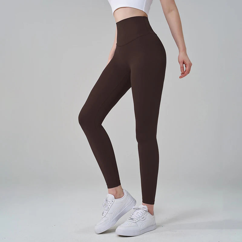 TRY TO BN Yoga Pants Leggings Women Naked Feeling High Waisted Workout Seamless Sports Fitness GymLeggings Push Up Tights Women