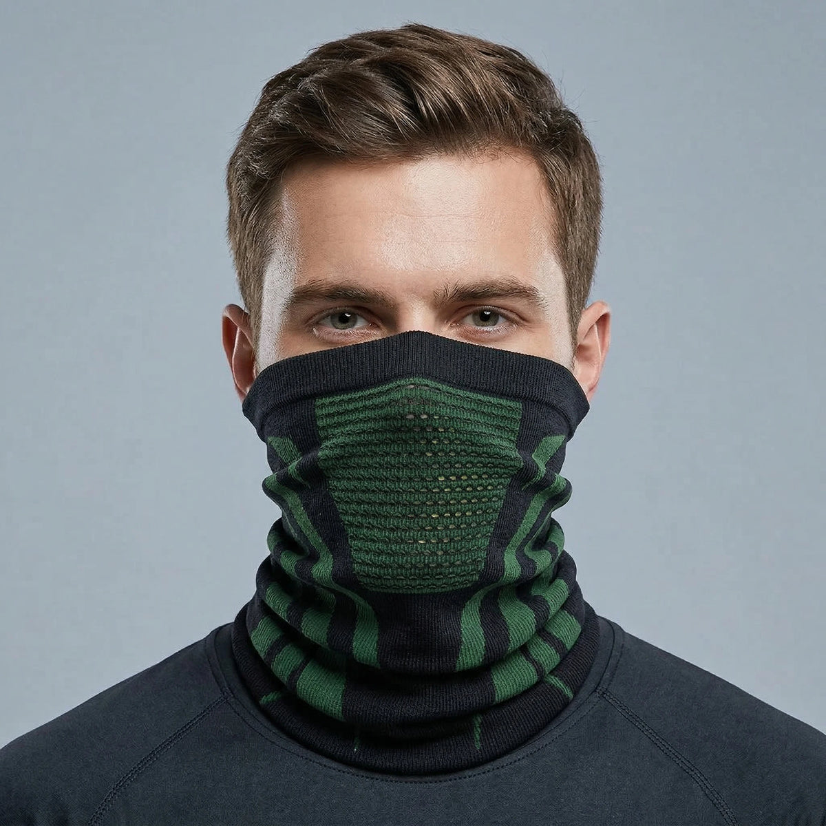 1pc/2pcs/3pcs Unisex Winter Breathable Warm Ski Mask Bike Motorcycle Half Face Mask Scarf Outdoor Hiking Fishing Cycling Mask