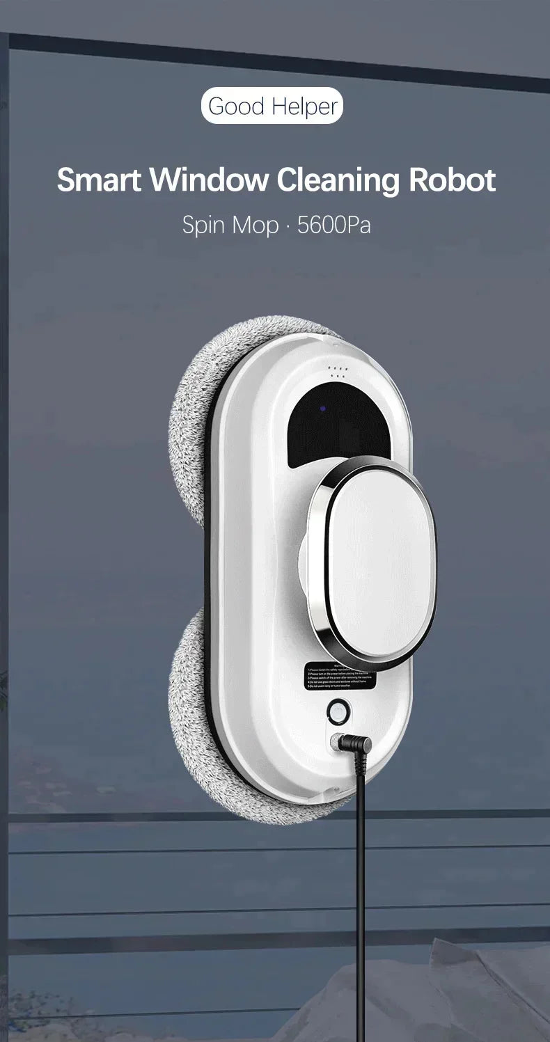 110V 220V Remote Control Home Window Cleaning Robot Electric Window Cleaner Glass Automatic Cleaning Tool High Suction Anti Fall