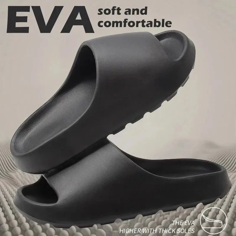 Fashion Brand Women Slippers Classic Sports Sandals Men Casual EVA Flat Slippers Unisex Outdoor Indoor Shoes Beach Slides