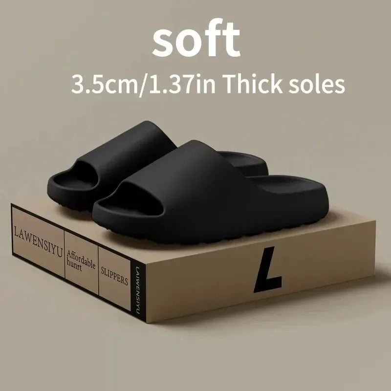 Fashion Brand Women Slippers Classic Sports Sandals Men Casual EVA Flat Slippers Unisex Outdoor Indoor Shoes Beach Slides