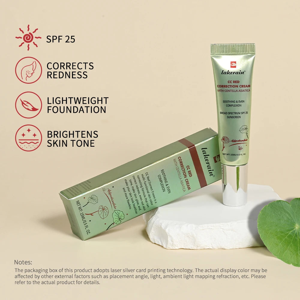 CC Cream Centella High Coverage Foundation Foundation Cream for Face Base Makeup Color Changing Liquid Foundation Korean Makeup