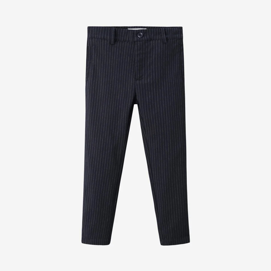 (Ship out in 1 day) AS AW26 ISRAEL Pinstripe Windsor Collection with knitting children clothes shirt