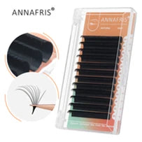 GAHAMACA Eyelash Extension 0.07mm C/D/L/LU Curl Lash 3dW-Shape Eyelashes Extension Natural Soft Premade False Lashes ๏ปฟWholesaled