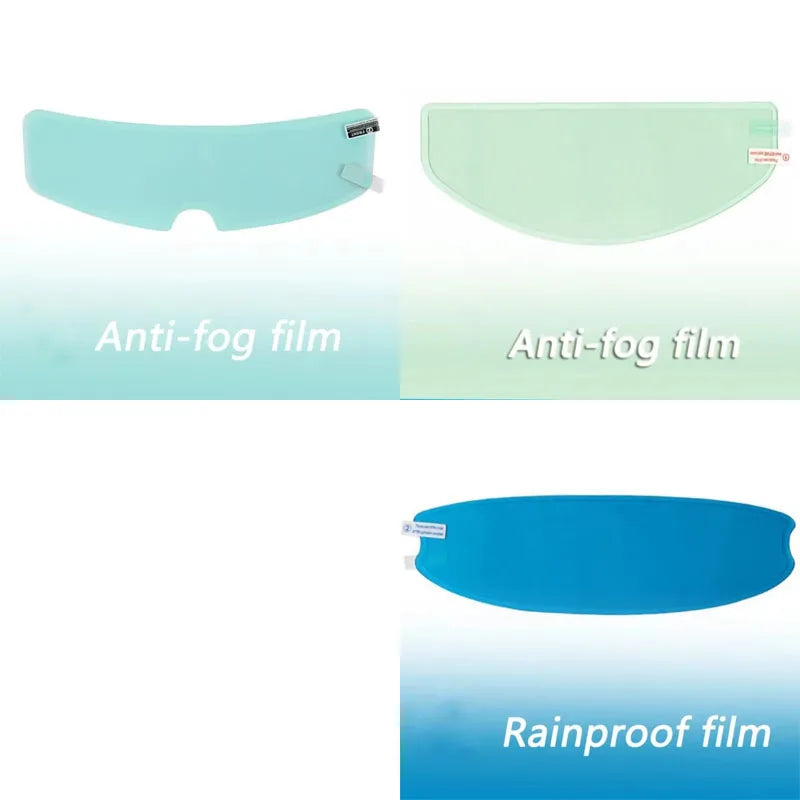 Motorcycle Helmet Anti-rain and Anti-fog Films Safety Driving Durable Nano Coating Clear Sticker Film Motorbike Accessories