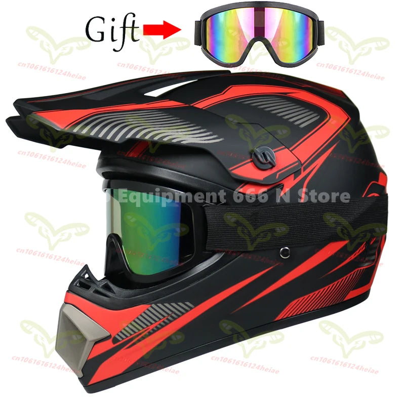 Men's and Women's Off-road Motorcycle Helmet Kart Rally Bike Motocross Helmet Cool Personality Four Seasons cascos para moto
