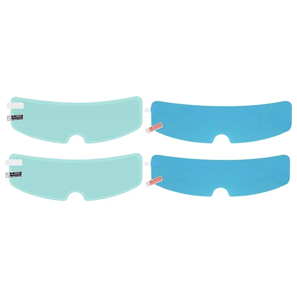 Motorcycle Helmet Anti-rain and Anti-fog Films Safety Driving Durable Nano Coating Clear Sticker Film Motorbike Accessories