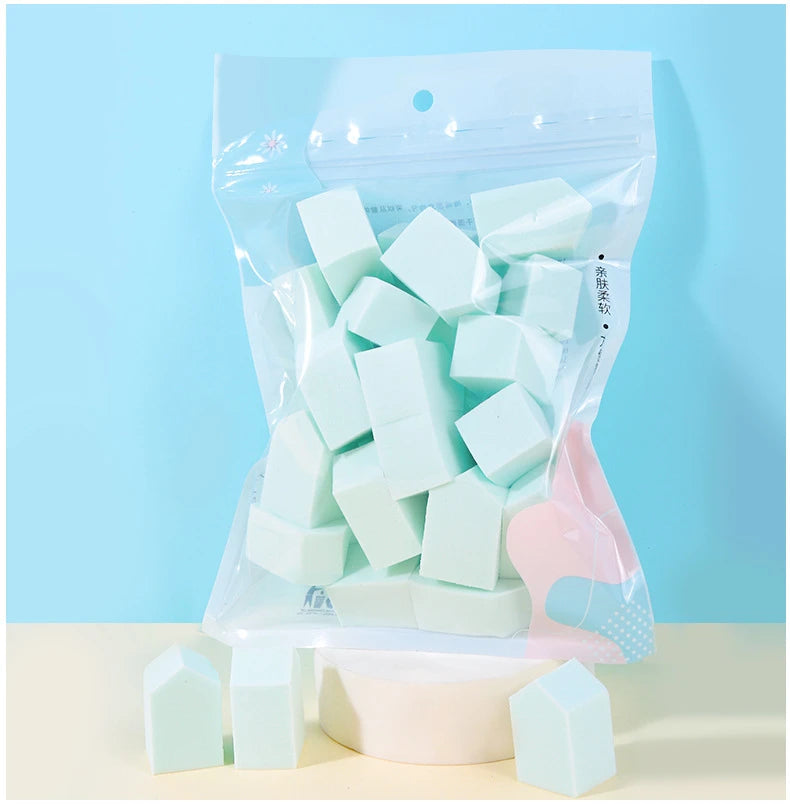 Makeup Puff, Hydrophilic Water-soaked Big Pentagon Makeup Puff, 25 Pieces in A Bag Make Up Accessories Makeup Sponge Beauty