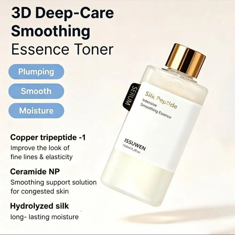 Korean Brand Collagen Face Care 150ml Fine Line Reduction Refreshing Hydrating Serum Silk Peptide Intensive Smoothing Essence