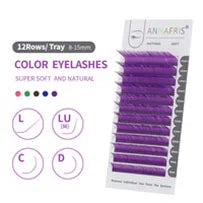 GAHAMACA Eyelash Extension 0.07mm C/D/L/LU Curl Lash 3dW-Shape Eyelashes Extension Natural Soft Premade False Lashes ๏ปฟWholesaled
