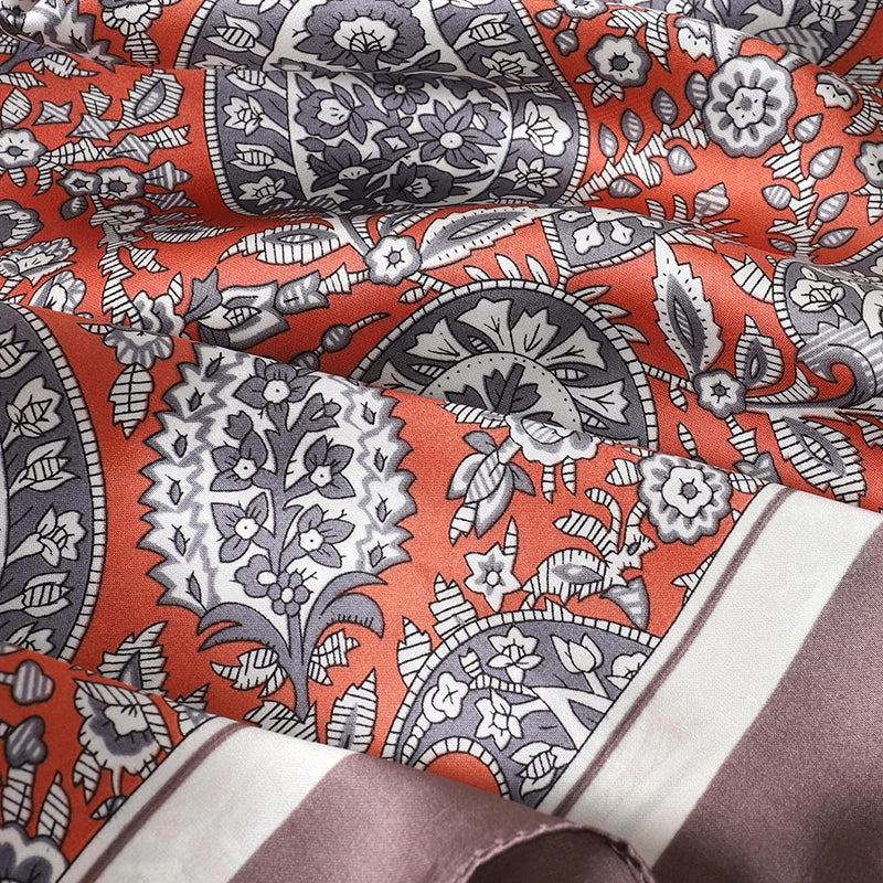 Lady Hair Dot Scarf Female Silk Square Scarves Head Wraps for Women Bandana Fashion Foulard Shawls Female Neckerchief Summer