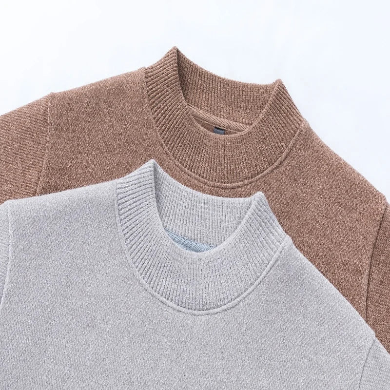 High Quality Hot Selling Autumn Winter Comfortable New Knitted Sweater Men's Personalized Brand Penguin Embroidery Warm Pullover