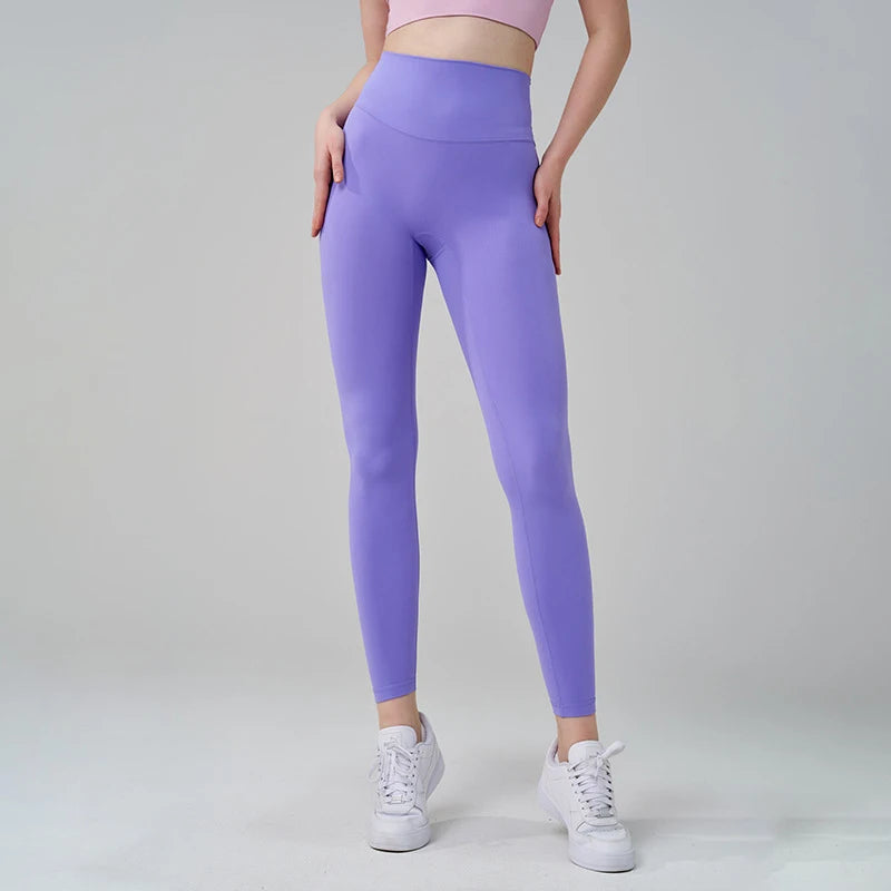 TRY TO BN Yoga Pants Leggings Women Naked Feeling High Waisted Workout Seamless Sports Fitness GymLeggings Push Up Tights Women