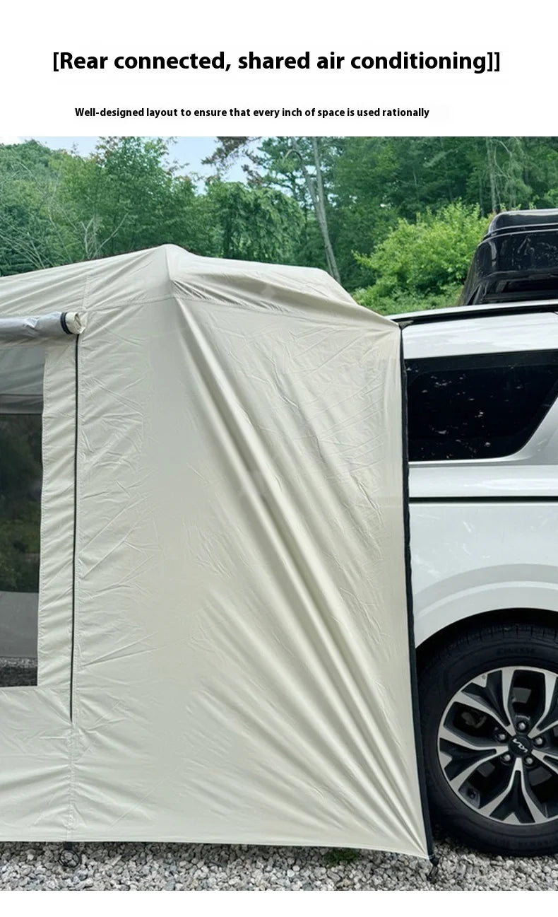Portable Waterproof SUV Tail Tent Lohascamping Car box docking tent 3-4 people Dome tent Sunshade Tunnel style tent,Large tent,