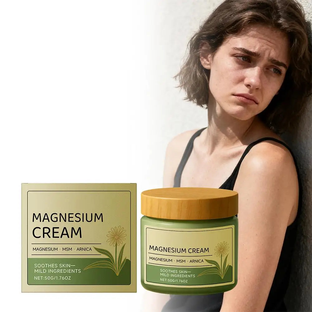 1-3Pcs Magnesium Soothing Body Cream - Relieves Tension & Muscle Discomfort, Deep Moisturizing Joint Relief Cream for All Skin