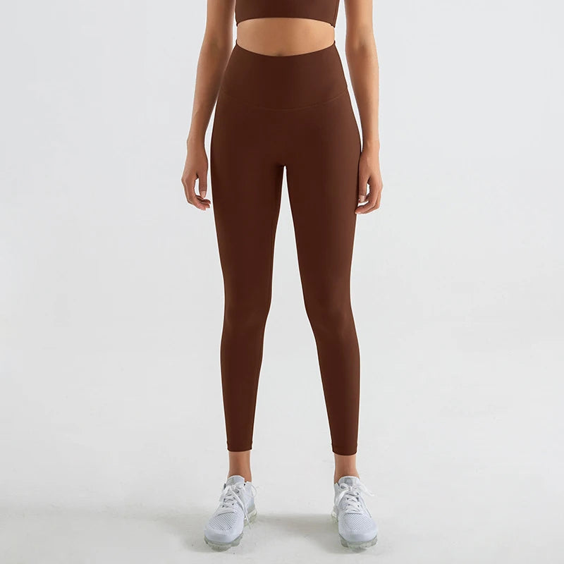 TRY TO BN Yoga Pants Leggings Women Naked Feeling High Waisted Workout Seamless Sports Fitness GymLeggings Push Up Tights Women