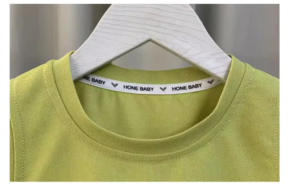 Children's Summer Clothing Set 2026 New Fashionable Boys and Babies Sleeveless T-shirt Shorts 2-Piece Girls' Casual Sports Set