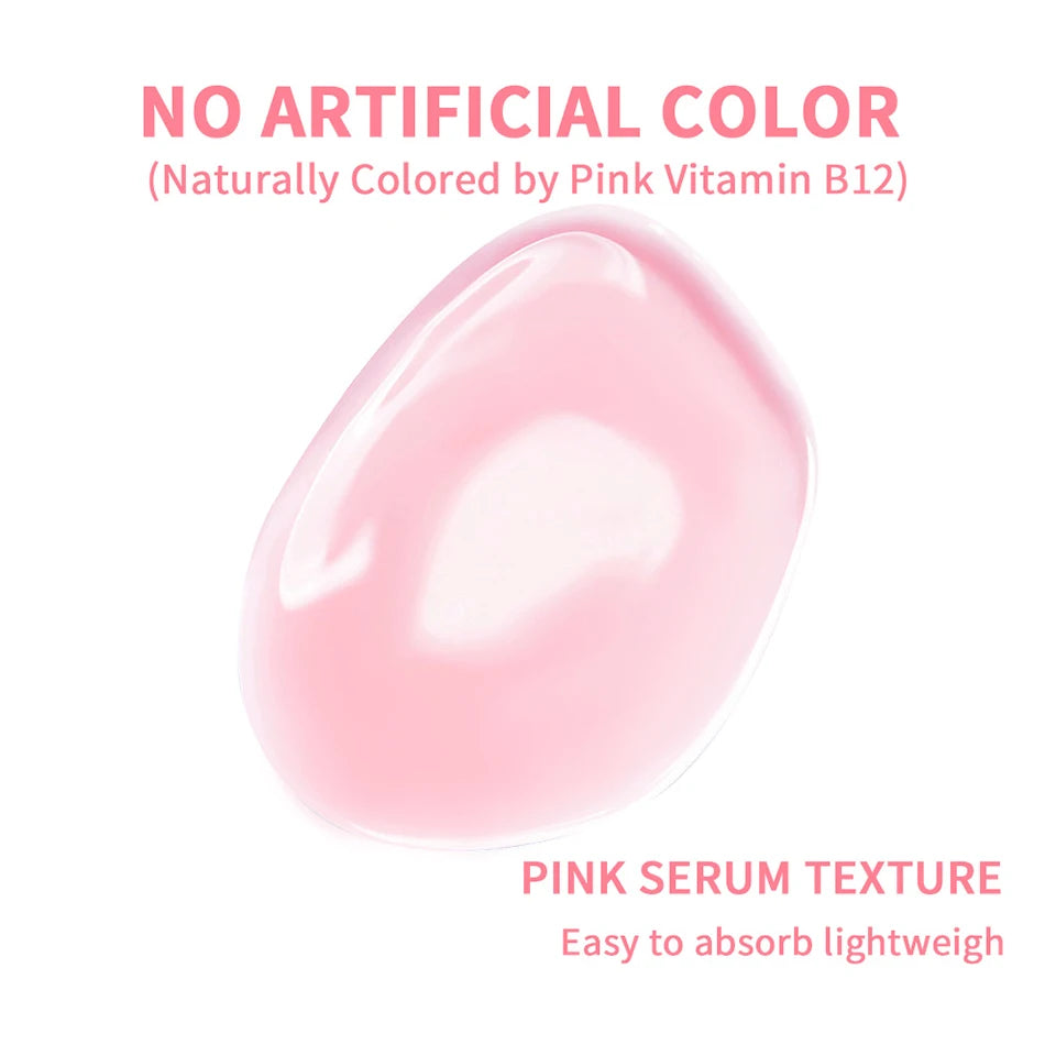 Lakerain Salmon DNA PDRN Pink Peptide Serum Smooth Face Skin Pink Glow Essence Moisturizing Hydrating Korean Skincare Product