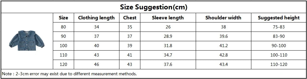 Girl Denim Jacket Kids Clothes for Girl Kids Jackets for Girl Outwear Children Coat Children Top Roupa Infantil Menina Abrigos