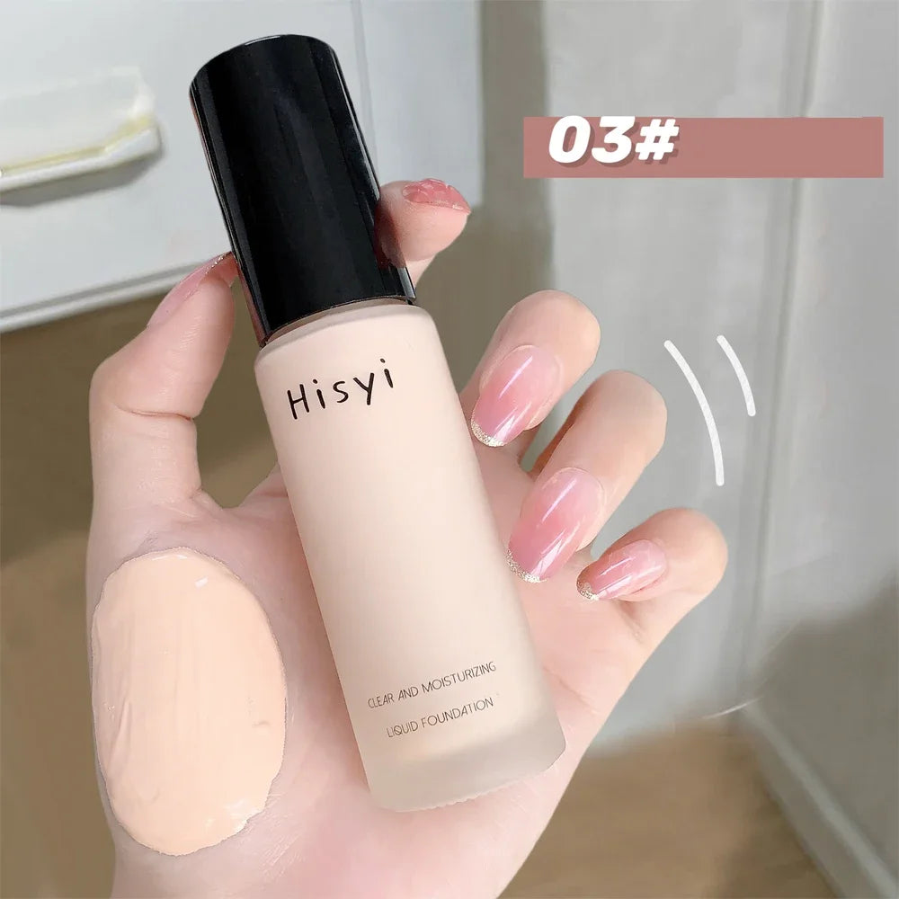 Liquid Foundation High Coverage Makeup Base Lasting Concealer BB Cream Waterproof Oil-Control Face Foundation Makeup Cosmetics