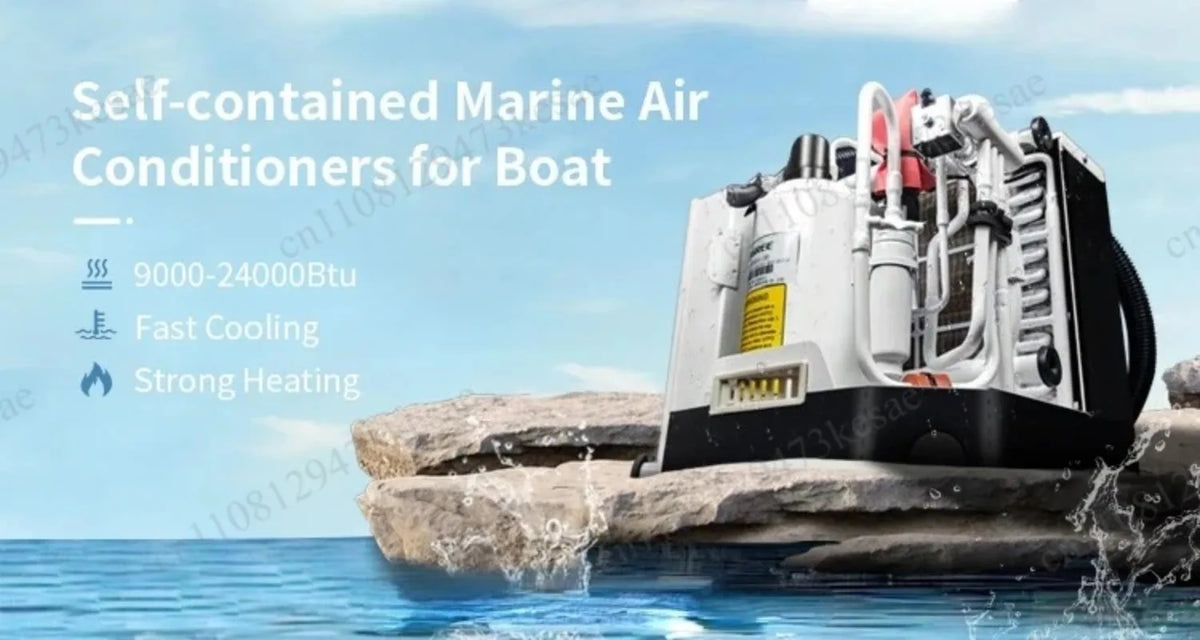 Self-Contained Marine Air Conditioner 9000 16000 24000 BTU Water Cooled Chiller for Boat Yacht Vessel Ship Cooling System