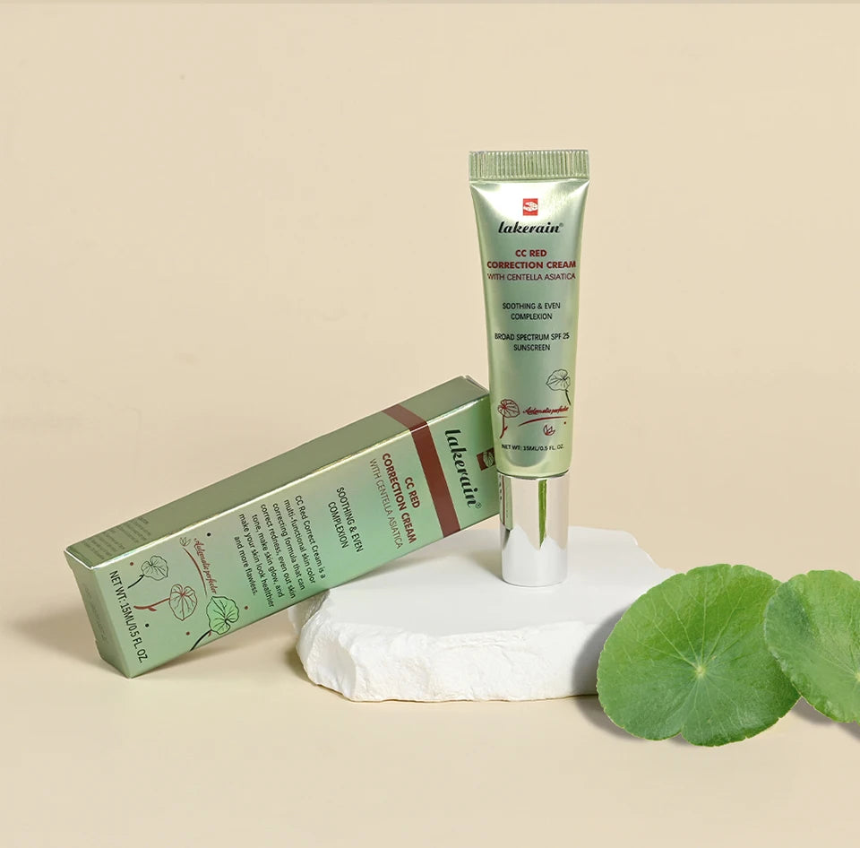 3Pcs Free Brush Color Changing CC Cream Centella Korean Liquid Foundation Long Lasting Face Base Makeup Foundation