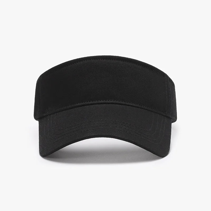 Summer outdoor UV protection visor hat for women, versatile, breathable, large head circumference, sun protection sun hat