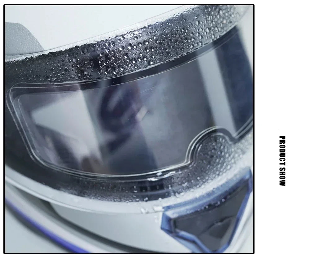 Motorcycle Helmet Anti-rain and Anti-fog Films Safety Driving Durable Nano Coating Clear Sticker Film Motorbike Accessories