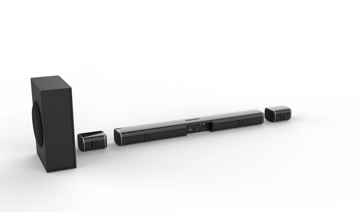 36-Inch 5.1 channel home theater surround sound speaker with subwoofer TV surround sound with TV ARC, coaxial, optical