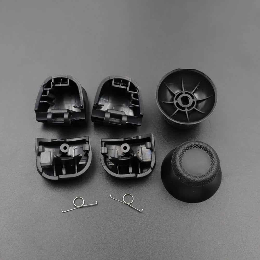 1Set BDM-030 Joystick Thumb Caps & R1 L1 R2 L2 Game Trigger Buttons with Spring for PS5 V3.0 Controller Replace Part