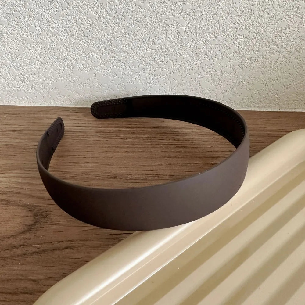 Women Girls Wide Top Knot Hair Bands Headdress Solid Color Cloth Headband Bezel Girls Hairband Hair Hoop Female Hair Accessories
