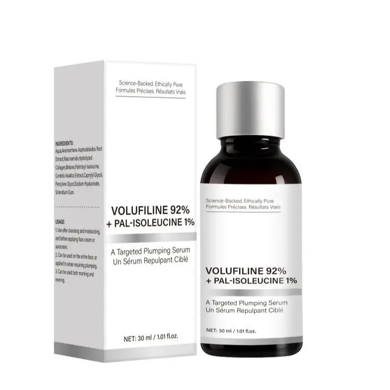 1/2PCS Volufiline Serum, Volufiline 92% + Pal-Isoleucine 1% Plumping Serum with Niacinamide Skin Radiance Boosting Facial Care
