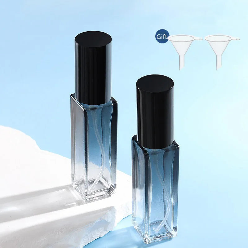 1/2Pcs Refillable Perfume Bottle Kit 10ML Mini Glass Perfume Containers with Funnel Leak-proof Atomizer Pump Bottle Toiletries
