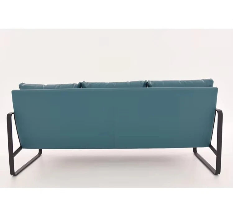 Modern Leather Sofa – Knock-Down Design
