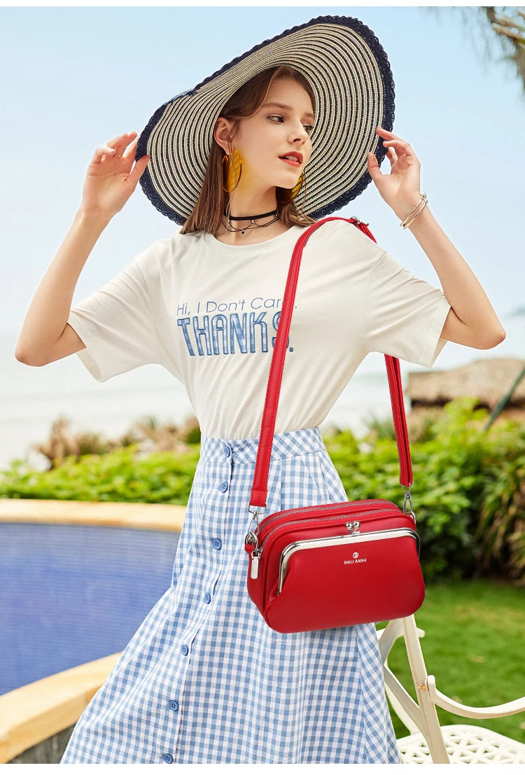 Fashion Women's Bag Daily Purse Handbags Designer Luxury Brand Ladies Shoulder Bags Soft Leather Luxury Versatile Crossbody Bags