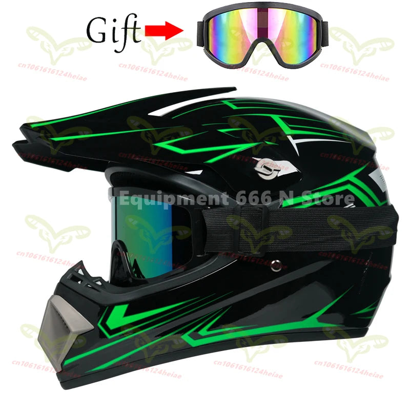 Men's and Women's Off-road Motorcycle Helmet Kart Rally Bike Motocross Helmet Cool Personality Four Seasons cascos para moto