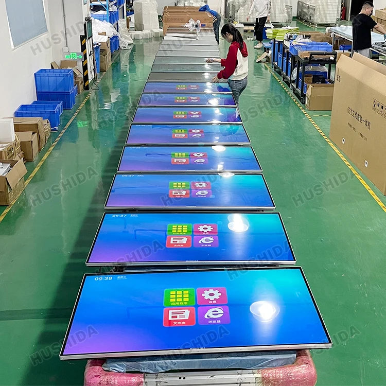 32 43 49 55 Inch Wall Mount Android LCD Monitor Touch Screen Kiosk Indoor Advertising Video Player