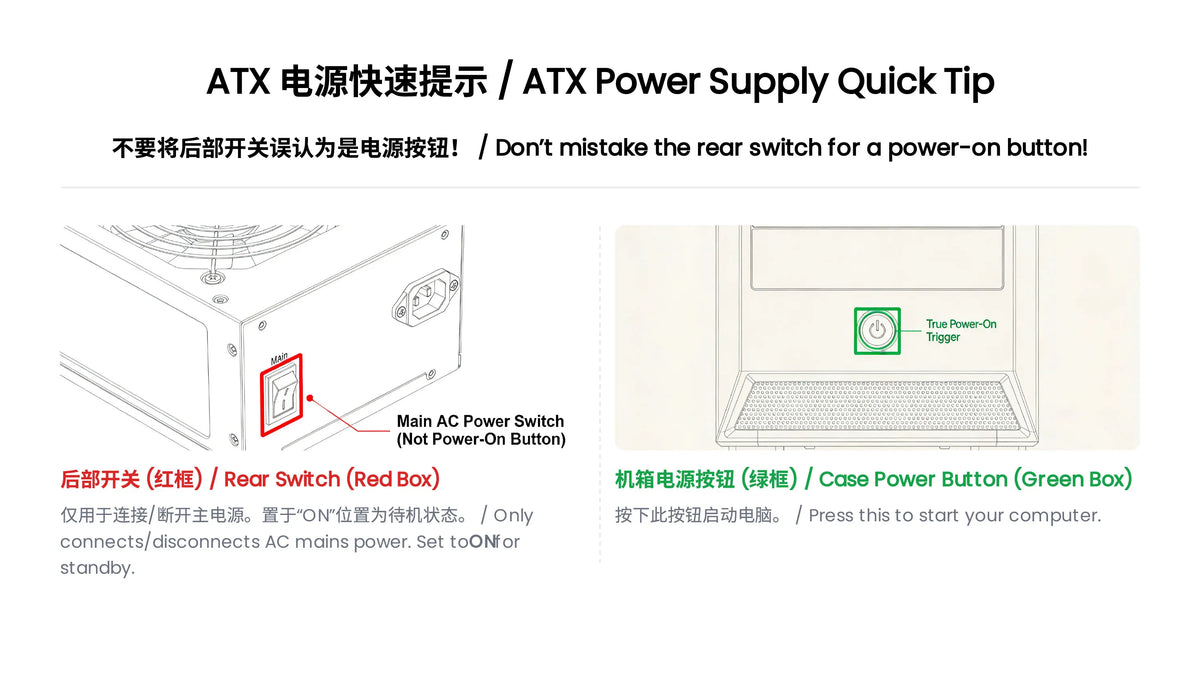 500W Atx Power Supply 80Plus Gold Active PFC PC 120mm Silent Fan For Mini Chassis Small Computer Case Desktop Power Supply