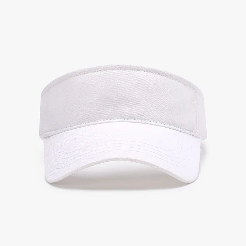 Summer outdoor UV protection visor hat for women, versatile, breathable, large head circumference, sun protection sun hat