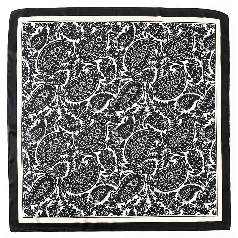 Lady Hair Dot Scarf Female Silk Square Scarves Head Wraps for Women Bandana Fashion Foulard Shawls Female Neckerchief Summer