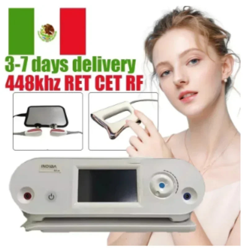 INDIBA Weight Loss Tecartherapy Penetrates 12CM Under 448khz Tecar Machine the Skin Deep Health Care System RET CET Machine