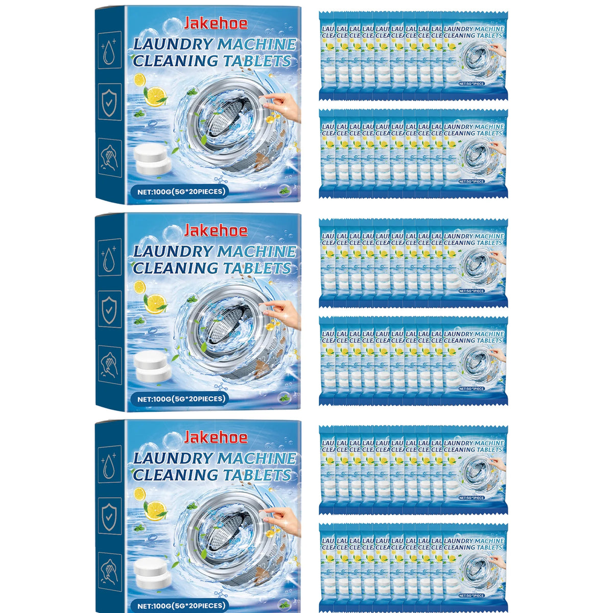 Washing Machine Cleaning Tablets Drum Laundry Sink Remove Dirt Eliminate Odors Reduce Bacterial Growth Washing Machine Cleaner