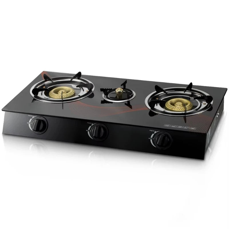 Air Force Hot Sale Home Cooking Gas Stove with Electronic Ignition and Flame Fault Protection 3 Burners