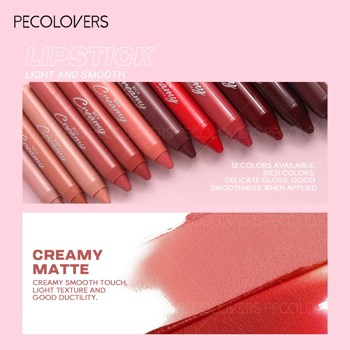 1PC Matte Lipstick Pen-Easy Glide, Long-Lasting, Non-sticky, Soft Comfortable Texture, Compatible With Various Lip Looks, Daily