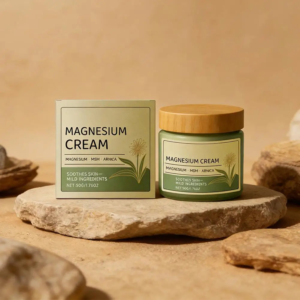 1-3Pcs Magnesium Soothing Body Cream - Relieves Tension & Muscle Discomfort, Deep Moisturizing Joint Relief Cream for All Skin