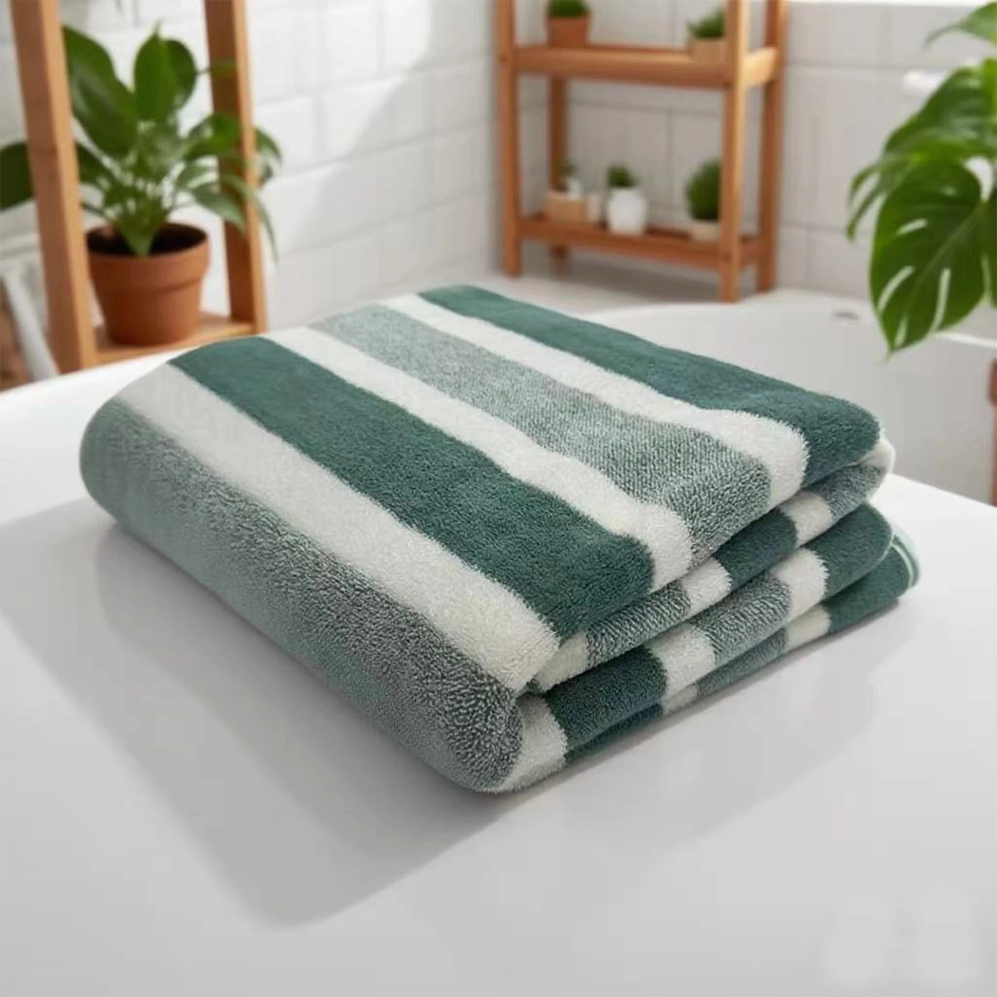 1 - pack thick bath towel, strong water absorption and quick drying, non shedding, durable - very suitable for families, beaches, - Beauty